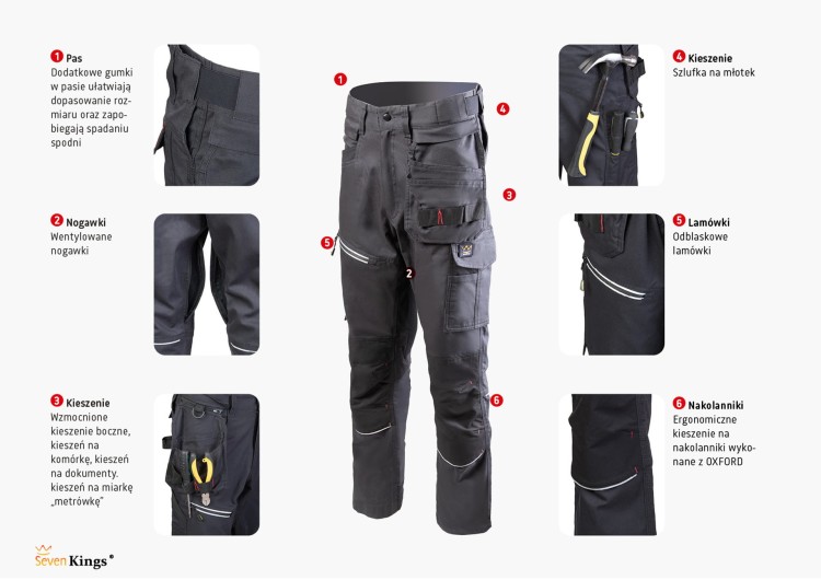 Polstar - 7K Pro - Spodnie DP Granat.jpg