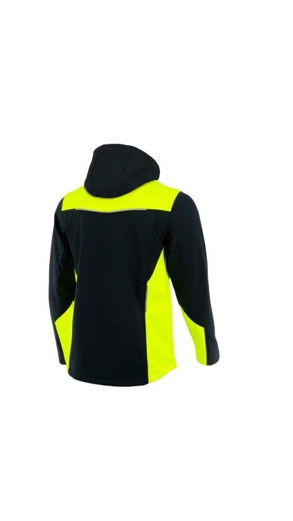 softshell comfortplus czarny + żółty odblaskowy2.webp