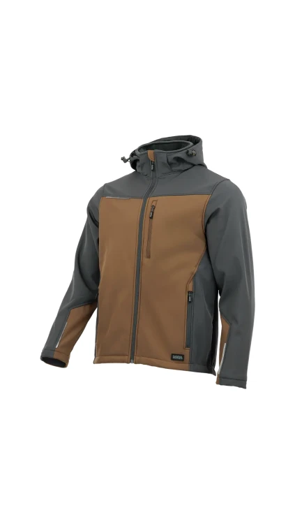 softshell comfortplus brązowy + charcoal.webp